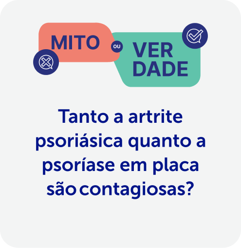 Tanto a artrite psoriásica quanto a psoríase em placa são contagiosas?
